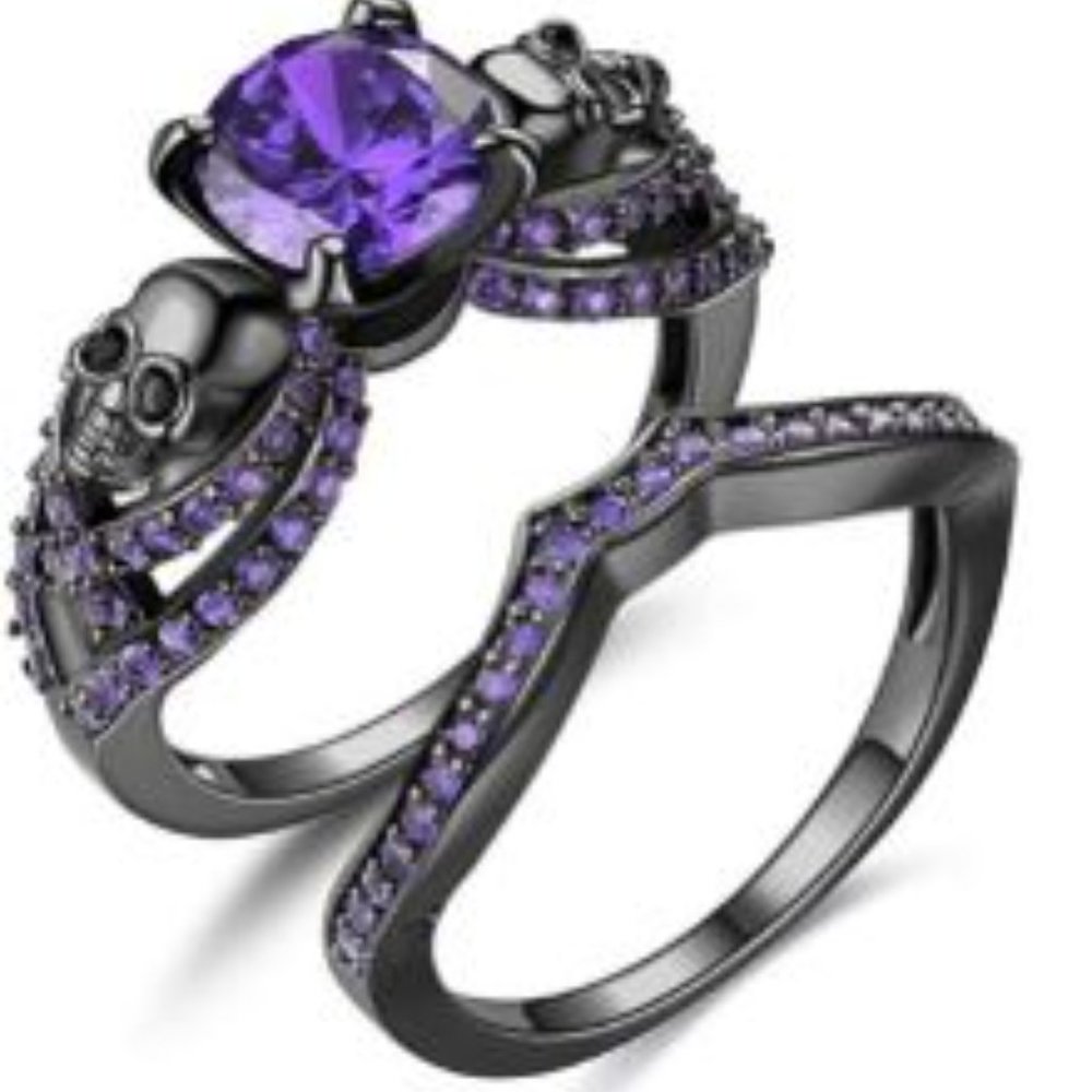 Gothic Crystal Ring Rings for Women